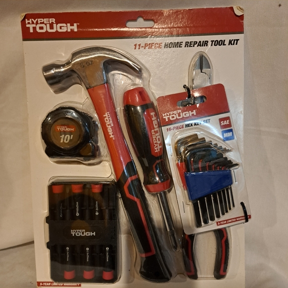 Hyper Tough 11- piece Home Repair Tool Set - Picture 1 of 5